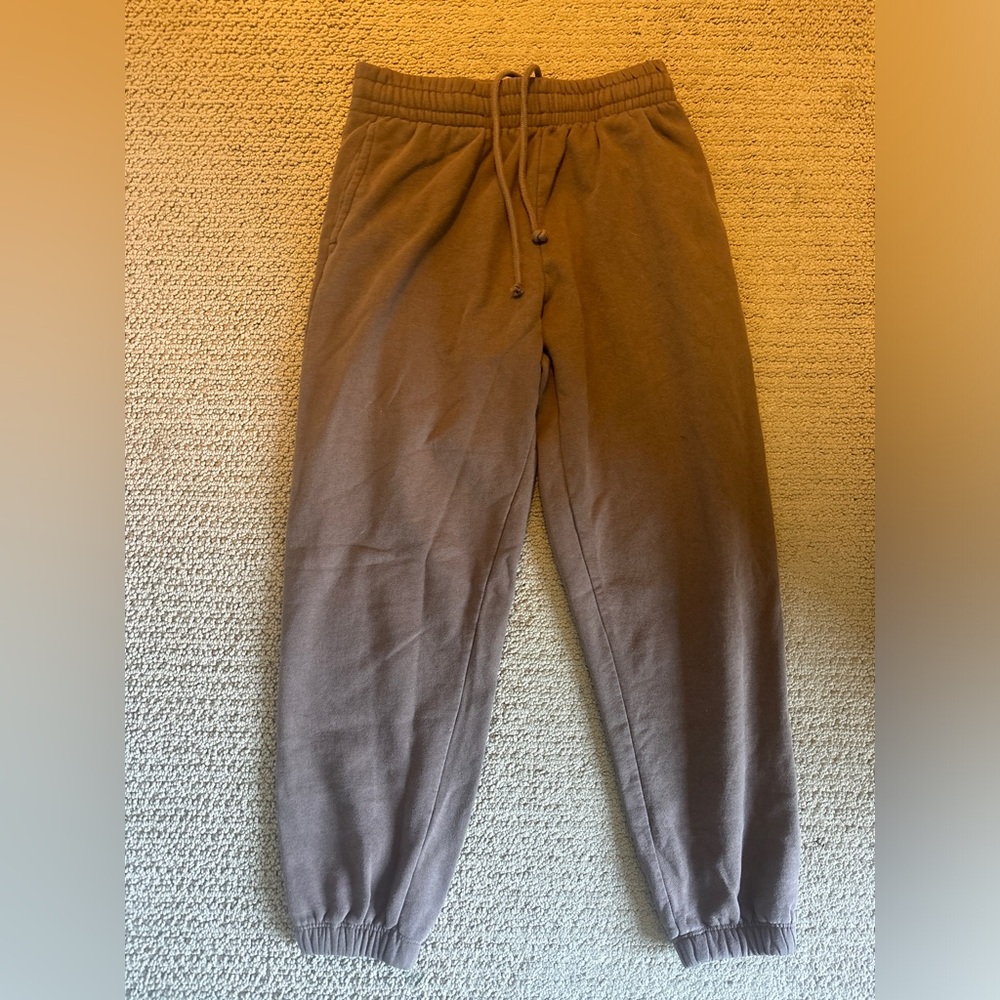 Garage Brown Sweatpants Relaxed Fit Joggers